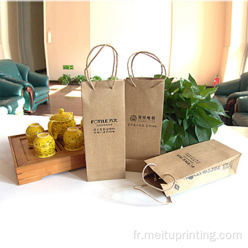 Sac Cadeau Kraft Impression Recyclable